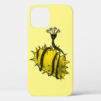 Funny Worm And Chestnut Shell Strange Creature iPhone 12 Case