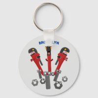 Funny wrench monster tools humour cartoon