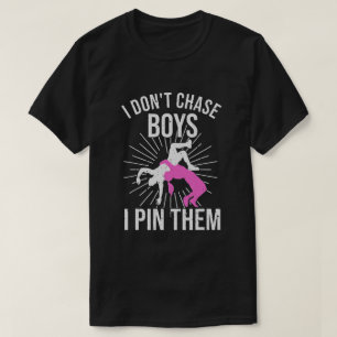 Funny Wrestling Girls Designs  Wrestle Athlete   T-Shirt