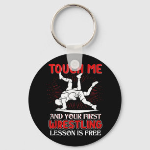 Funny Wrestling Wrestling Coach Sports Gifts Tank Key Ring