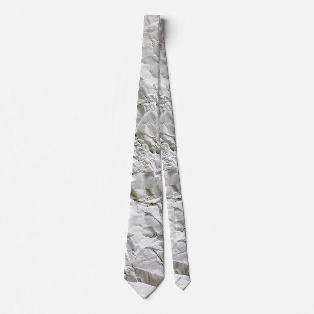 Funny wrinkled paper tie (Front)