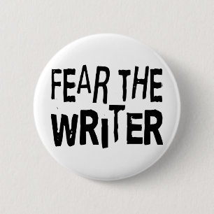 Funny Writer 6 Cm Round Badge