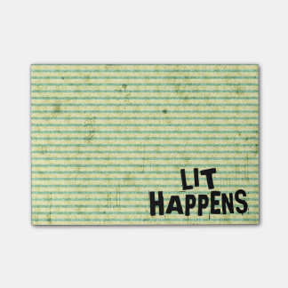 Funny Writer Reader Lit Happens Post-it Notes
