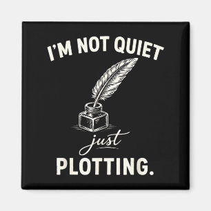 Funny writer saying novelist author humor books magnet