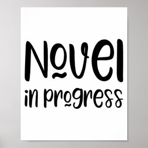 Funny Writer Slogan Poster
