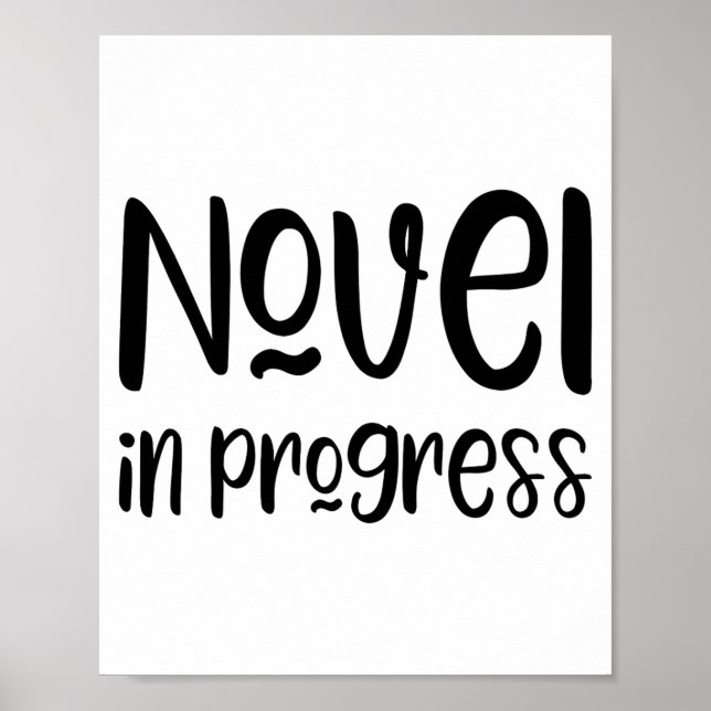 Funny Writer Slogan  Poster (Front)