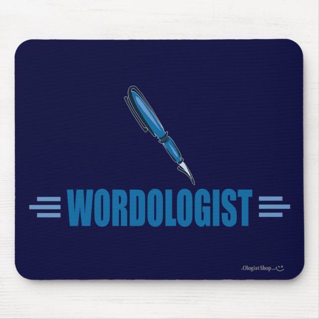 Funny Writer's Mouse Mat (Front)