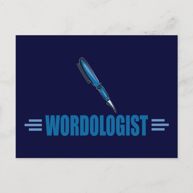 Funny Writer's Postcard (Front)