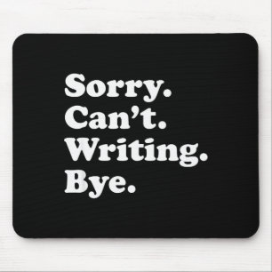 Funny Writing Writer Au Gift For Men Women Boys Or Mouse Mat