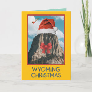 Funny Wyoming Christmas Card
