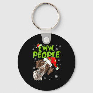 Funny Xmas Ew People Gsp Dogs Lover Pajamas Men Wo Key Ring