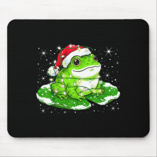 Funny Xmas Lights Frog Cute Toad Frogs Women Men K Mouse Mat