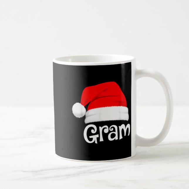 Funny Xmas Pajama Group Matching Gram Christmas Ha Coffee Mug (Right)