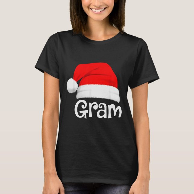 Funny Xmas Pajama Group Matching Gram Christmas Ha T-Shirt (Front)
