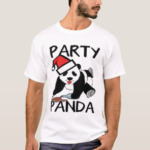 Funny Xmas Party panda T-Shirt
