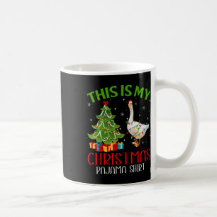 Funny Xmas Santa Lights This Is My Goose Christmas Coffee Mug