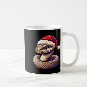 Funny Xmas Snake Lovers Christmas Pajama Snake San Coffee Mug