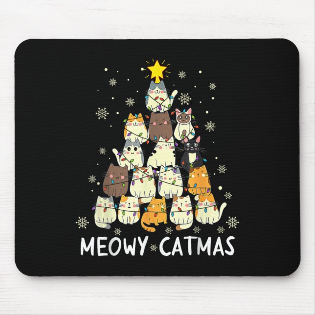 Funny Xmas Spread Kindness Like Snowflakes Merry C Mouse Mat (Front)