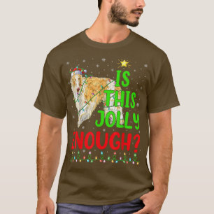 Funny Xmas Tree Is This Jolly Enough Borzoi Christ T-Shirt