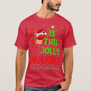 Funny Xmas Tree Is This Jolly Enough Crab Fish Chr T-Shirt
