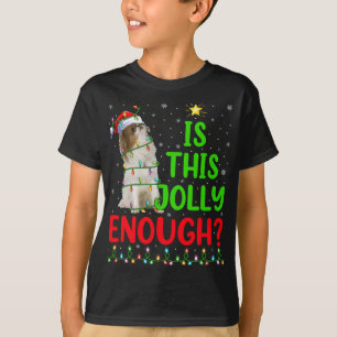 Funny Xmas Tree Is This Jolly Enough Japanese Chin T-Shirt