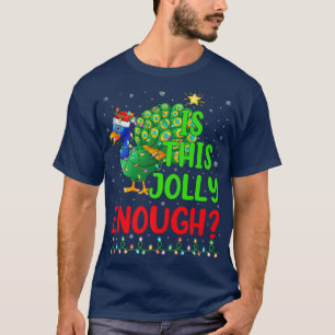 Funny Xmas Tree Is This Jolly Enough Peacock Bird  T-Shirt