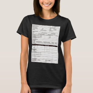 Funny Y Halloween Costume Job Application Trick Or T-Shirt