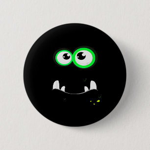 Funny Y Monster Eyeball Face Easy Christma Costume 6 Cm Round Badge