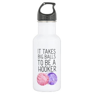 Funny Yarn Crochet 532 Ml Water Bottle