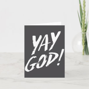 Funny Yay God Graphic Jesus Christian Religion Gif Card