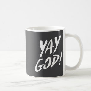 Funny Yay God Graphic Jesus Christian Religion Gif Coffee Mug