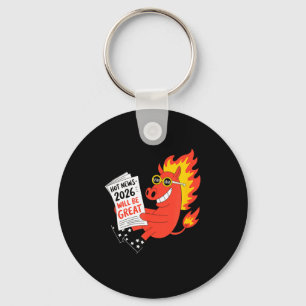 Funny Year Of The Horse – Chinese Zodiac New Year  Key Ring