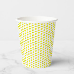 Funny Yellow Birds Doodle Paper cup