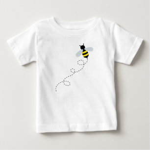 Funny Yellow Black Bumble Bee Baby T-Shirt