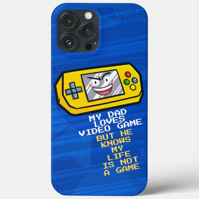 Funny Yellow Portable Father's Day Greeting Case-Mate iPhone Case (Back)