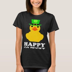 Funny Yellow Rubber Duck Leprechaun Hat St Patrick T-Shirt