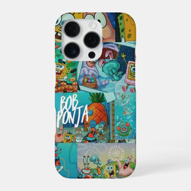 Funny Yellow Sponge Character Phone Case  (Back)