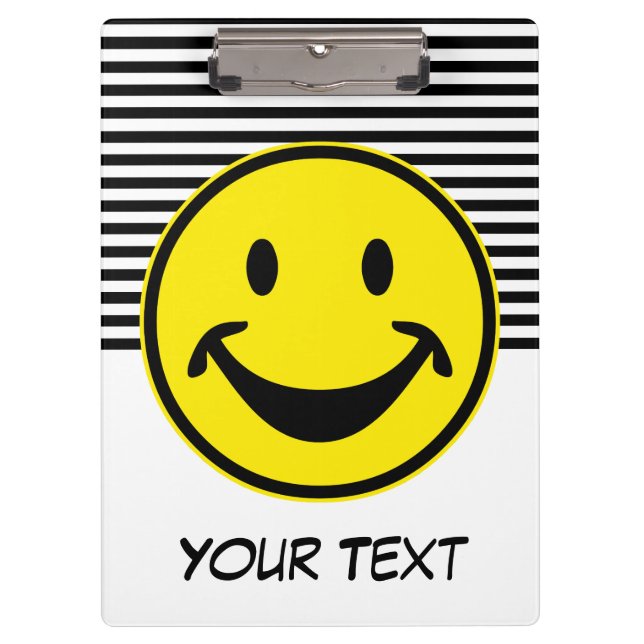 Funny yellow & stripes + your backg. & idea clipboard (Front)
