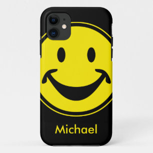 Funny yellow + your backg. & ideas iPhone 11 case