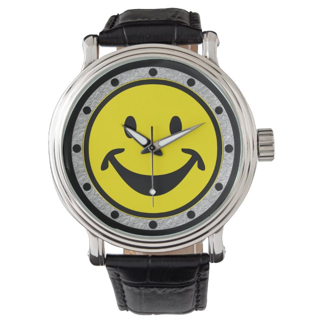 Funny yellow + your backg. & ideas watch (Front)
