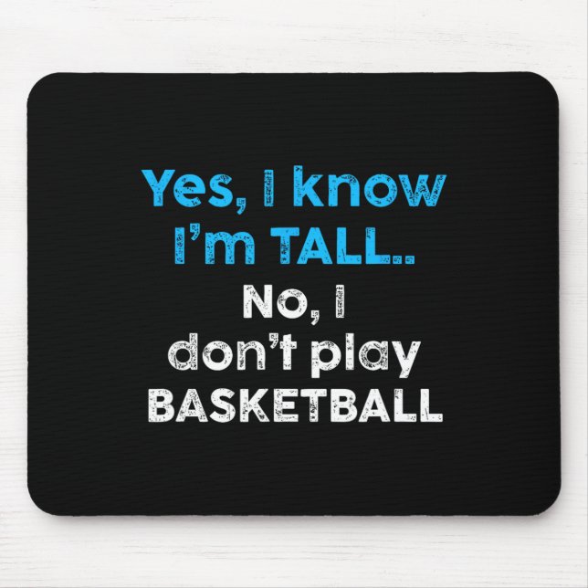 Funny Yes  Mouse Mat (Front)