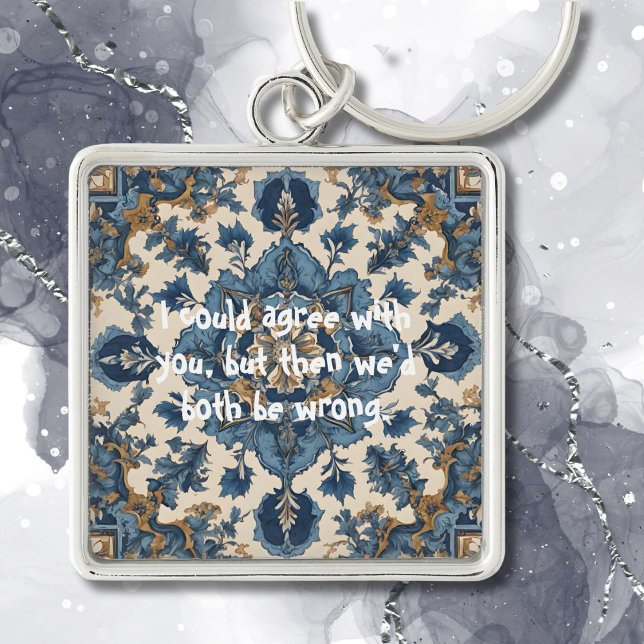 Funny yet Elegant Gifts for the Impossible Man Key Ring (Funny Elegant Gifts for the Impossible Man)