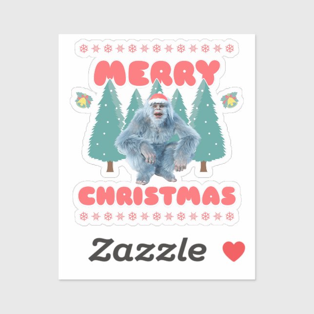 Funny Yeti - Merry Christmas (Sheet)