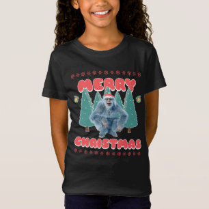 Funny Yeti - Merry Christmas T-Shirt