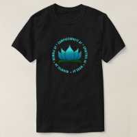 Funny Yoga "AF" Blue Ombre Lotus