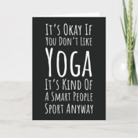Funny Yoga Cards Peace Namaste Cute Horror