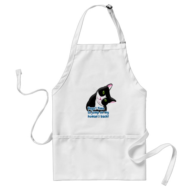 Funny Yoga Cat Standard Apron (Front)