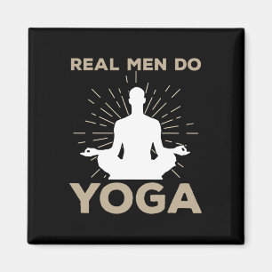Funny Yoga Design For Men Boys Yoga Pose Meditatio Magnet
