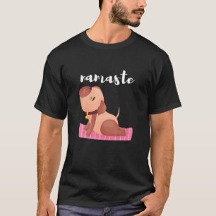 Funny Yoga Dog Pose Namaste Spiritual Dog Owner Ze T-Shirt
