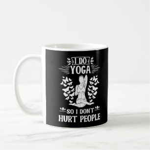 Funny Yoga Instructor Girls Yoga Meditation Humour Coffee Mug